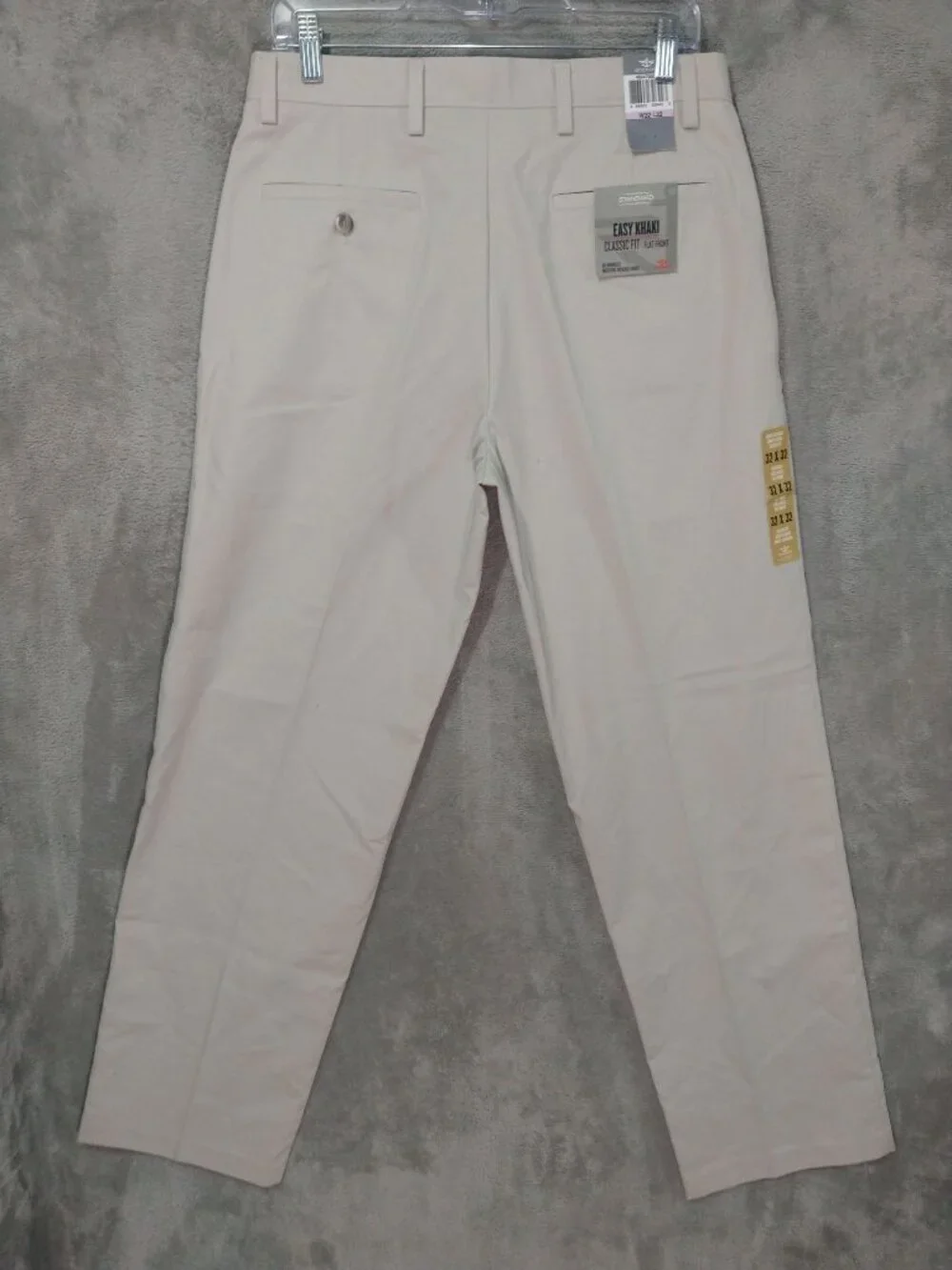 Dockers Pants 32x32 Beige Easy Khaki Classic Fit Flat Front Straight Leg